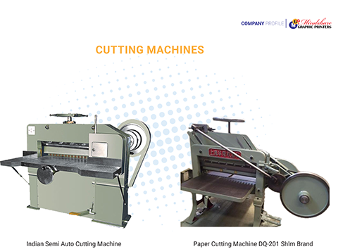 Paper cutting and finishing machines