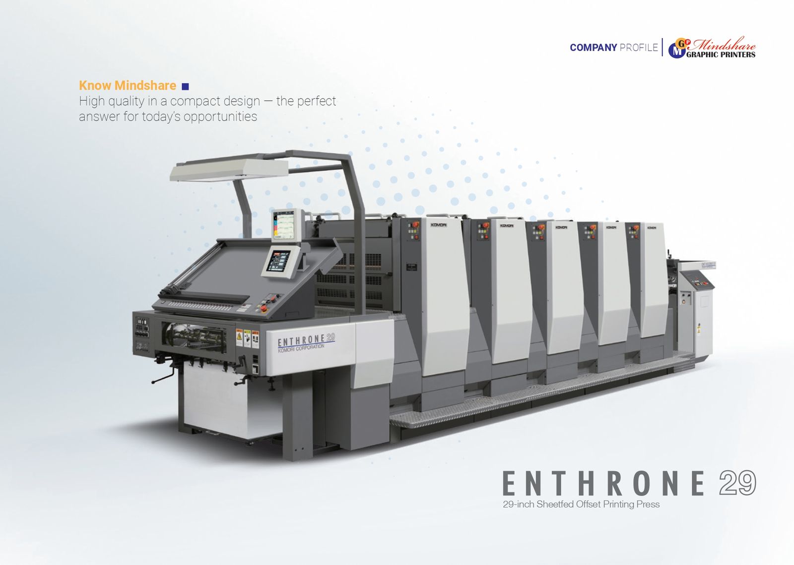 Mindshare offset printing press